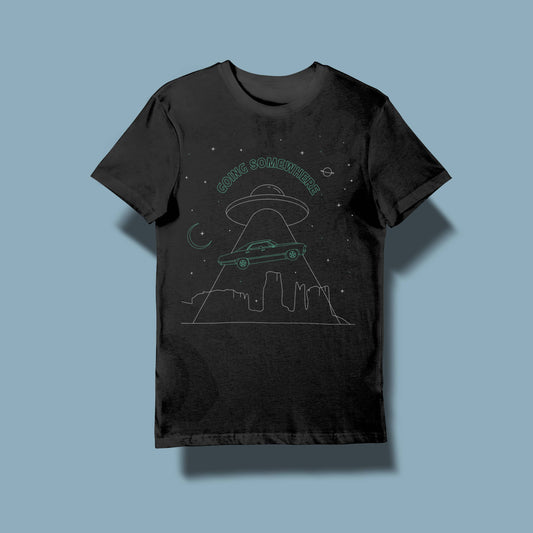 T-shirt "Going Somewhere" unisexe en coton biologique