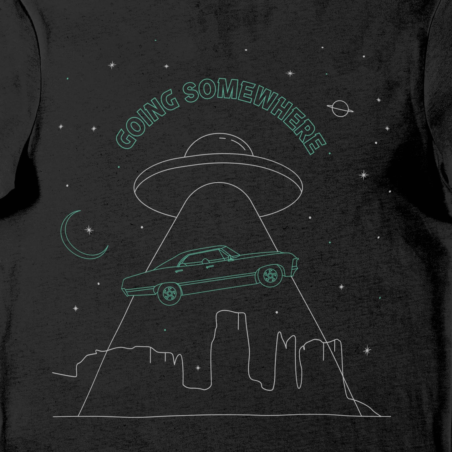 T-shirt "Going Somewhere" unisexe en coton biologique